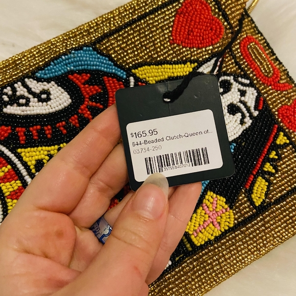 Vintage beaded antique style mini purse - Picture 4 of 4